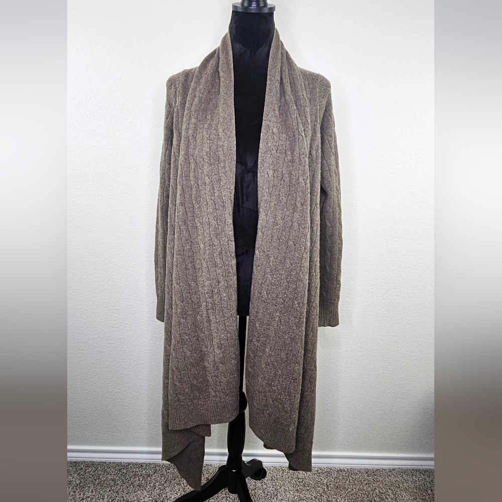 Ralph Lauren RALPH LAUREN Blue Label Knitted Wool Cashmere Open Cardigan XS/SM
